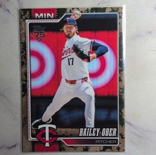 2026 Topps Series 1 Camo Parallel /25 Bailey Ober Minnesota Twins