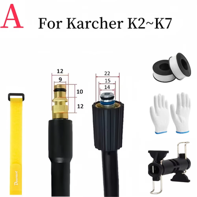 #ad High Pressure Washer Hose Car Wash Water Cleaning Hose Extension Hose Cord Pipe $217.99