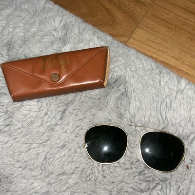 Vintage Ray Ban B&L Aviator Bravura Clip On Optical Sunglasses ORIGINAL