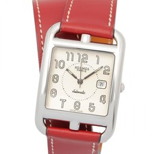 Montre-Bracelet HERMES Cape Cod Double Tour CC1.710 Auto SS Ceinture Cuir Occ...