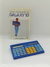 Texas Instrument Galaxy 10 - calculatrice Vintage Avec Notice 