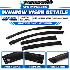 Jdm Visors Deflector 4pcs Rain Guard Mazda Protege5 2002 2003 2004 2005 02-05 Jdm Visors Deflector 4pcs Rain Guard Mazda Protege5 2002 2003 2004 2005 02-05