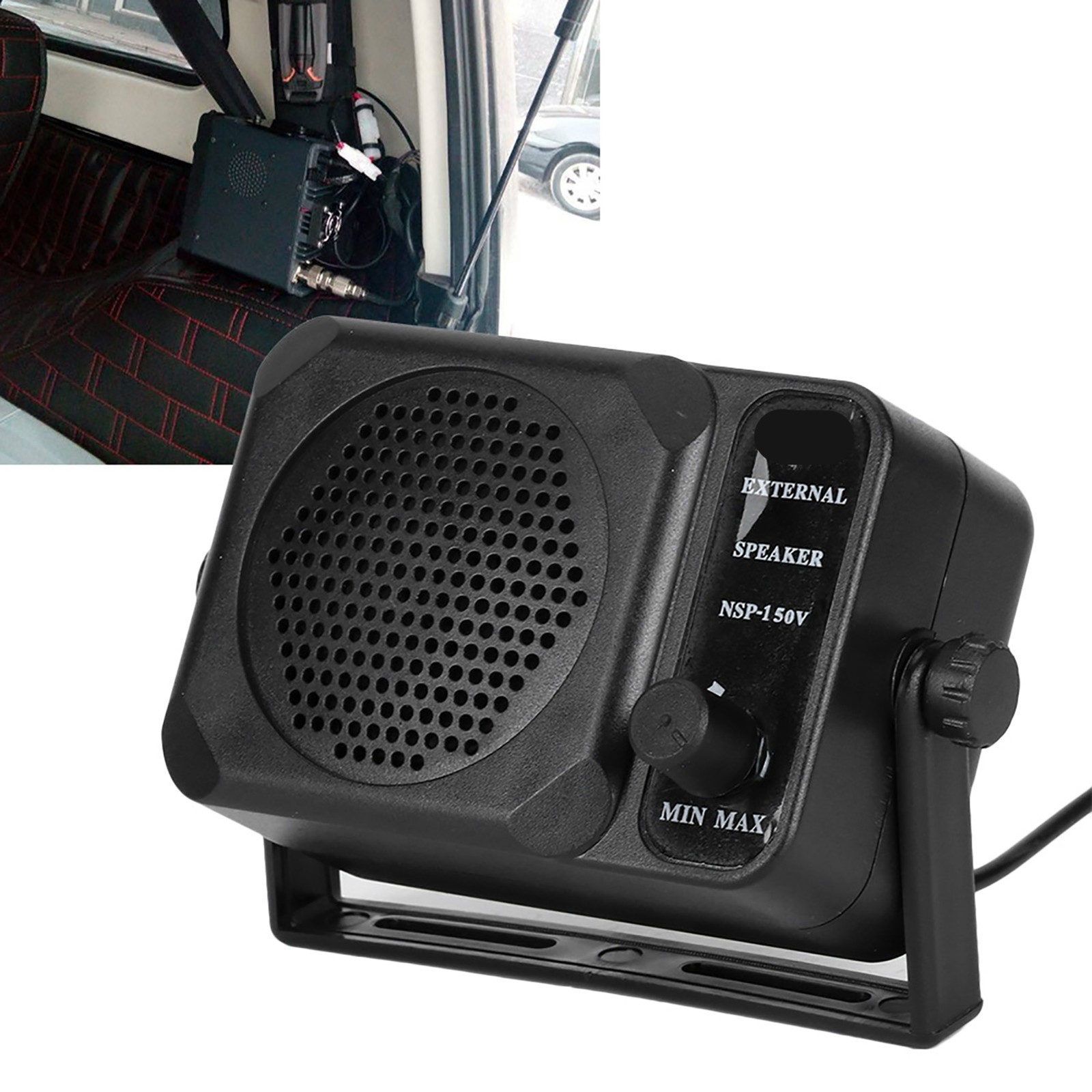 Mini External Speaker NSP‑150V 2‑Way Radio CB HF VHF UHF Transceiver Car Accesso