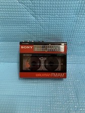 Sony Walkman WM-F15 Cassette Player Rare Red Color Junk For Parts Pls Read  
