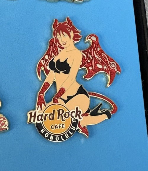 Hard Rock CAFE Honolulu  ピンバッチ 限定品 Hard Rock Cafe Pin Honolulu Devil Girl Limited To 300 | eBay