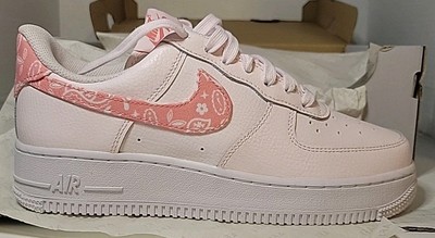 Nike Air Force 1 '07 Pearl Pink Coral Chalk Bandana Women's 7.5 DS NEW