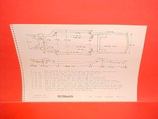 1965 Oldsmobile Jetstar Delta 88 Convertible Starfire Frame Dimension Chart