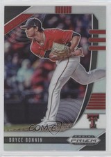 2020 Panini Prizm Draft Picks Silver Prizm Bryce Bonnin #PDP84 2t9