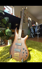Ibanez SR5000-OL Prestige Solid Body Electric Bass, Natural Wood, RH, 24 Frets