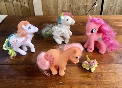 My Little Pony Konvolut, 1983 Starshine, 2018 Confetti, Peachy, Pinkie Pie, Filly 