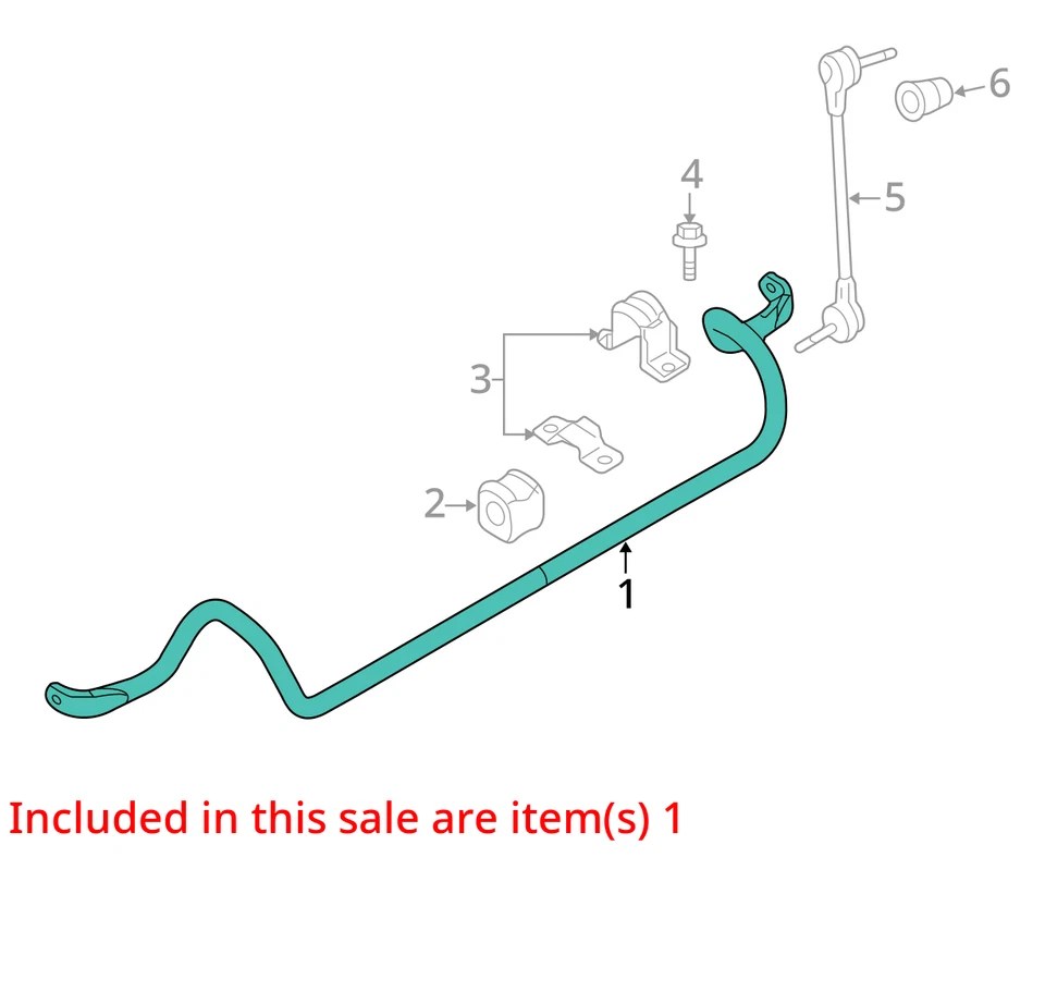 Ford Taurus 2019 (barra estabilizadora delantera sedán tracción delantera OEM 52 k millas - LKQ408277887 Foto 4 de 4
