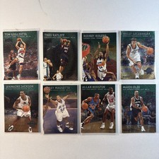 2000 Skybox Metal Basketball Emerald Parallels 8 Card Lot 3 RC Rookies