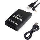 Rechargeable Battery for Sony PSP-110 PSP-1001 PSP 1000 Fat 3.6V +Charge Cable