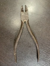 Vintage Early Craftsman Diagonal Wire Cutter Pliers 42 AM Diamond Handle USA