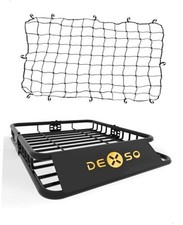 Universal Roof Rack Basket with Cargo Net, 200 46" x 36" Roof Basket /w Net