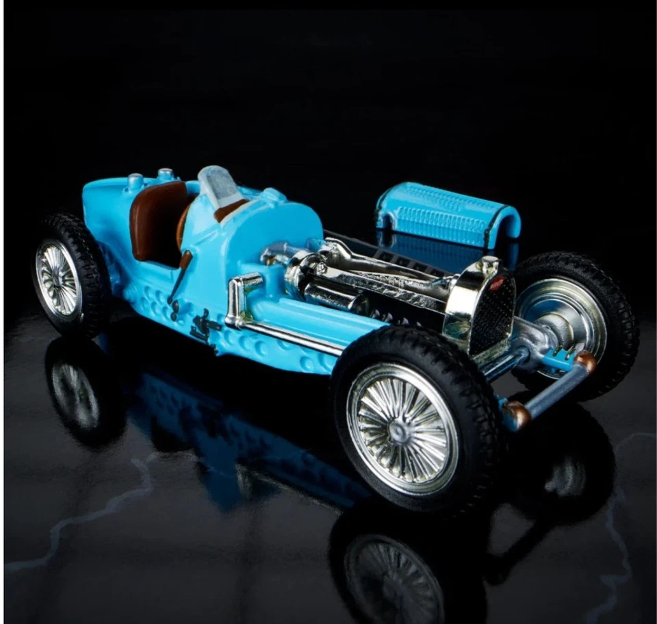 Hot Wheels Elite 64 Bugatti Type 59 Blue Brand New Sealed With Protector - Image 2 of 4