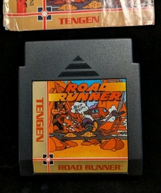 1989 NES Road Runner By Tengen W/ Box & Manual Nintendo Tested