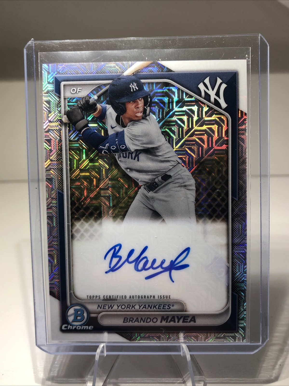 Brando Mayea Mojo Auto 2024 Bowman Chrome #BMA-BMA 