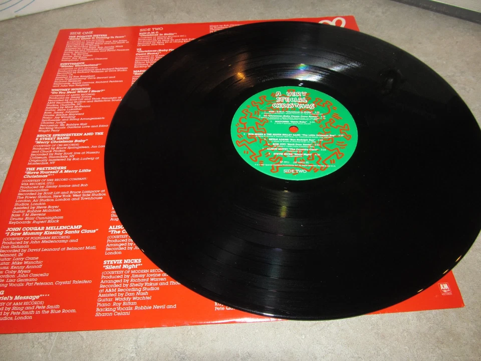 A VERY SPECIAL CHRISTMAS Vinyl 1987 Record Bruce, Whitney Houston, Madonna, U2 - Image 3 of 4