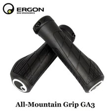 Ergon GA30 Lock On Handlebar Grips Comfort Wrist Support Ergo MTB eBike BLK GREY