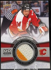 Theoren Fleury 2015-16 Upper Deck Game Jersey Series 2 #GJ-TF 1:2,319 - 3-Color!