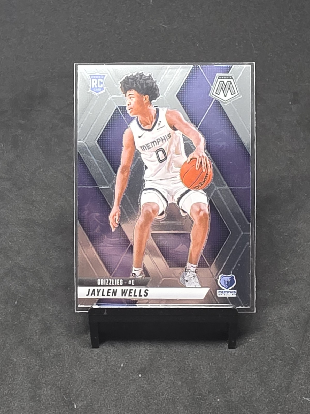 2024-25 Panini Mosaic Jaylen Wells Rookie Card #240 Memphis Grizzlies