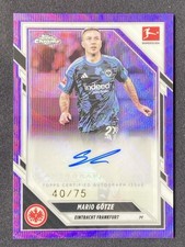 Mario Gotze 2025-26 Topps Chrome Bundesliga Purple Wave Auto /75 #BA-MG