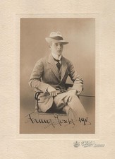 Franz Joseph V. Thurn U. Taxis Photo Portrait Signed Signature Autograph 1913