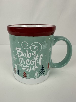 Design Pac Coffee Mug ''Baby It's Cold Outside'' Tea Hot Chocolate Mug  Holiday