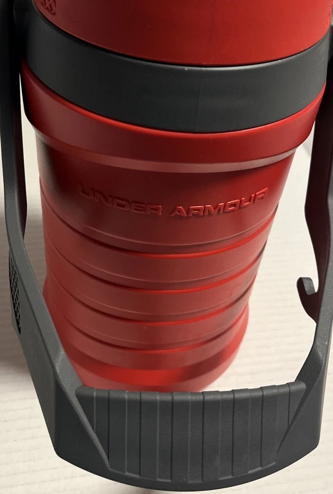 Under Armour Red/Gray 64 oz. Double Insulated Foam Hydration Bottle Thermos - Image 4 of 4