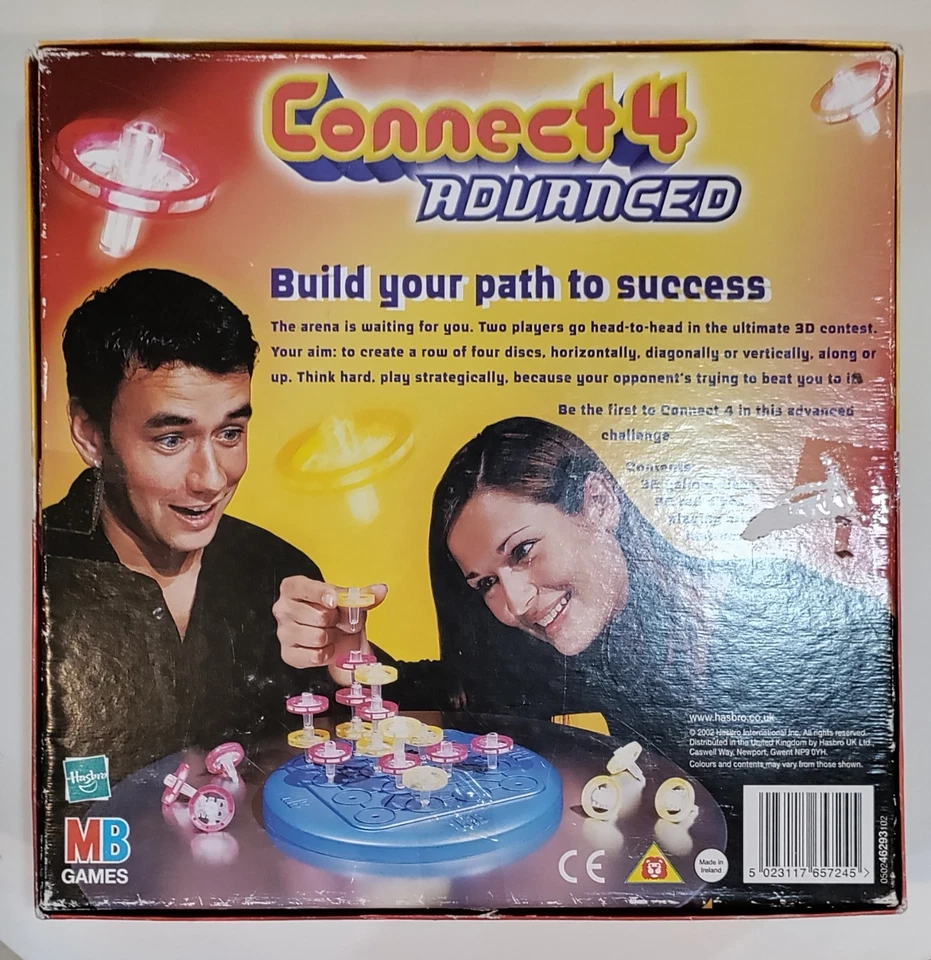 Connect 4 Advanced Board Game MB Games Vintage (Not Complete)  - Image 2 of 3