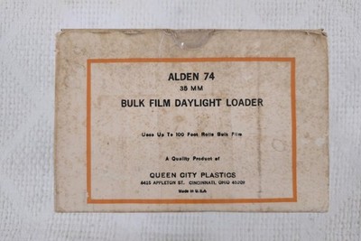 Alden 74 35MM Bulk Film Daylight Loader In Box Clean Great Shape Queen City!