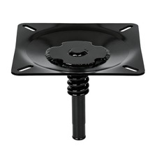 Boat Seat Base Pedestal Pin Mount for 3/4 Marine Post, 1 Pack, Black