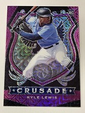 Kyle Lewis 2020 Panini Chronicles #18 Crusade Purple Mojo #/75 Seattle Mariners