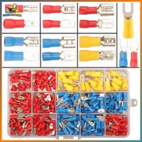 Kabelschuhe Set 330 StüCk 15 Typen Flachstecker Isoliert Crimpverbinder