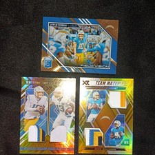 2023 NFL Justin Herbert Panini Donruss Elite Gold Field Vision 1/5 Lot! CLEAN 🫧
