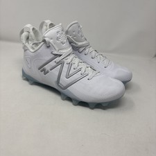 New Balance FreezeLX v4 Lacrosse Cleats Men&rsquo;s 10.5 White Silver FREEZWT4