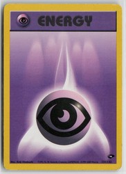 Psychic Energy 131/132 Gym Challenge Pokemon Card