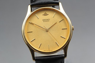 New Batt. [Exc+5] Vintage Seiko Galaxy 2K01-0010 Gold 32mm Quartz Men's Watch