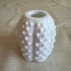 Vintage FENTON Hobnail White Milkglass Fairy Light / Lamp Shade Top Only 3"