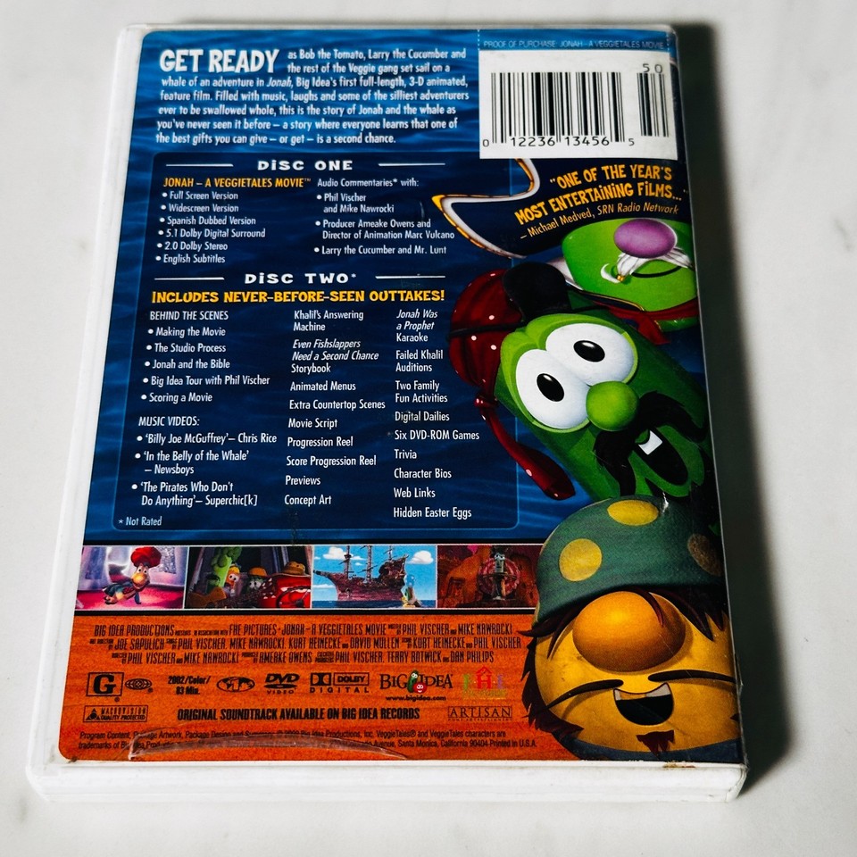 VeggieTales DVD Veggie Tales Jonah Big Idea EBay veggietales-dvd-veggie-tales-jonah-big-idea-ebay