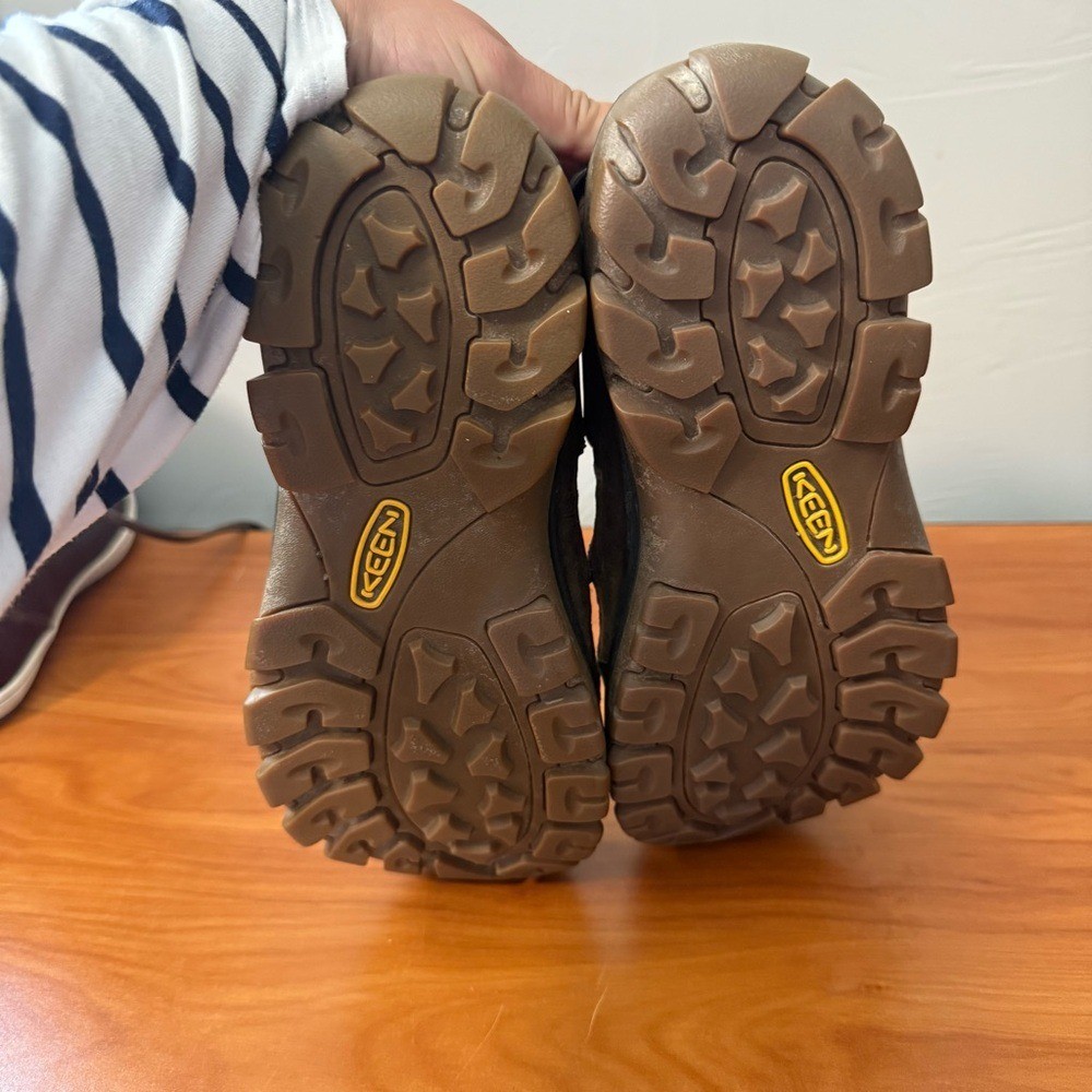 Keen Sandalo Uomo Glisan Impermeabile Escursionismo Pesca Marrone Punta Chiusa Cordoncino Elastico