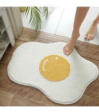 Poached Egg Rug - Size 18” X 26”