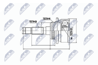 NTY Gelenksatz, Antriebswelle NPZ-MZ-041
