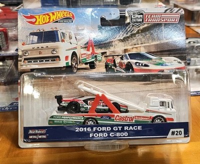 Hot Wheels Team Transport #20 2016 Ford GT Race And Ford C-800 | eBay