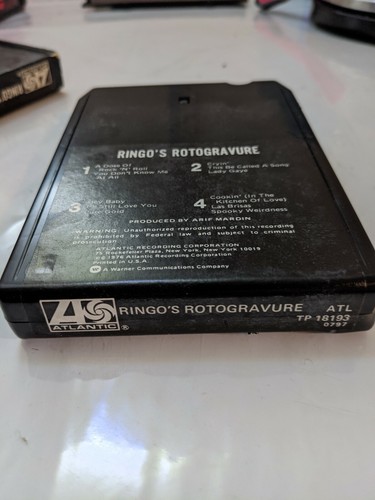 Ringo Starr Ringo's Rotogravure 8 Track Tape 1976 Atlantic # ATL-TP-18193 - Picture 3 of 6