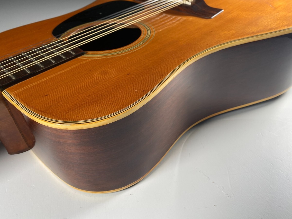 Kasuga T-413 '80s Vintage MIJ 12 Strings Acoustic Guitar Made in