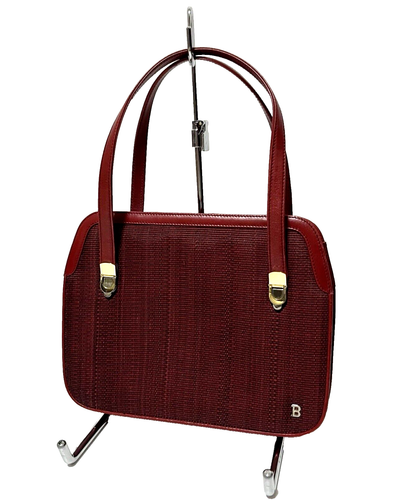 Authentic Bally shoulder bag horsehair leather From Japan 0480