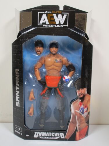 Santana -- Series 2 #10 -- AEW All Elite Wrestling Unmatched Collection --