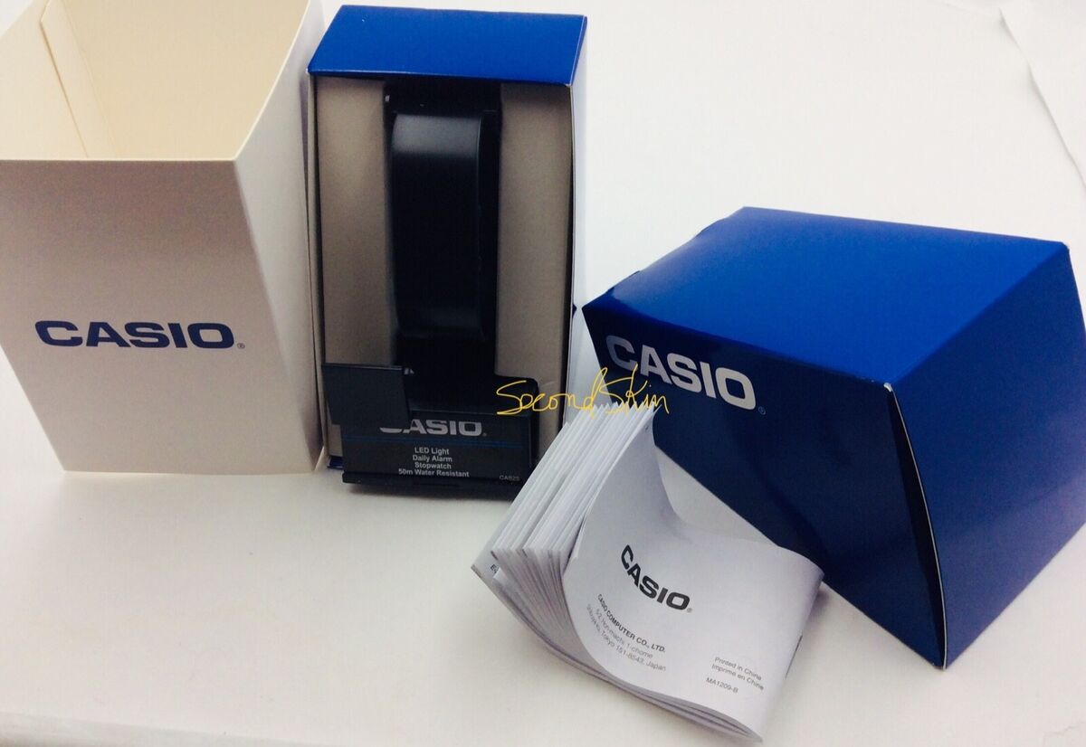 1 NEW CASIO Original Blue Watch Box Storage Case Display 1 NEW CASIO Original Blue Watch Box Storage Case Display